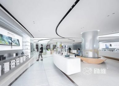 手机展厅设计，灯光的布置怎么做？